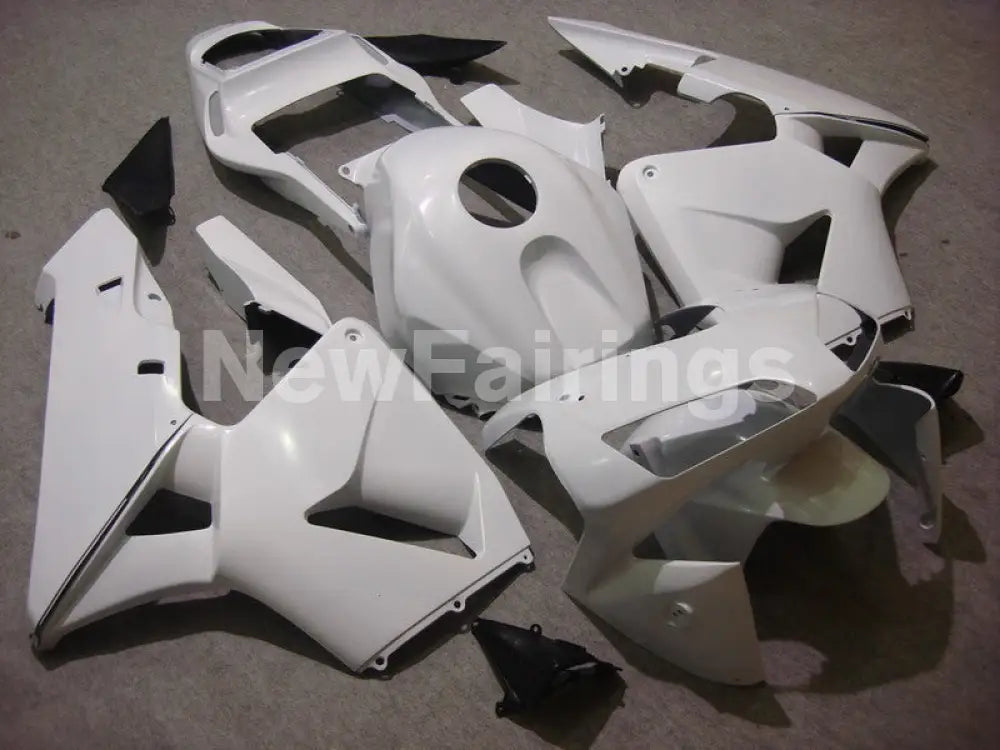 All Pearl White No decals - CBR600RR 03-04 Fairing Kit -