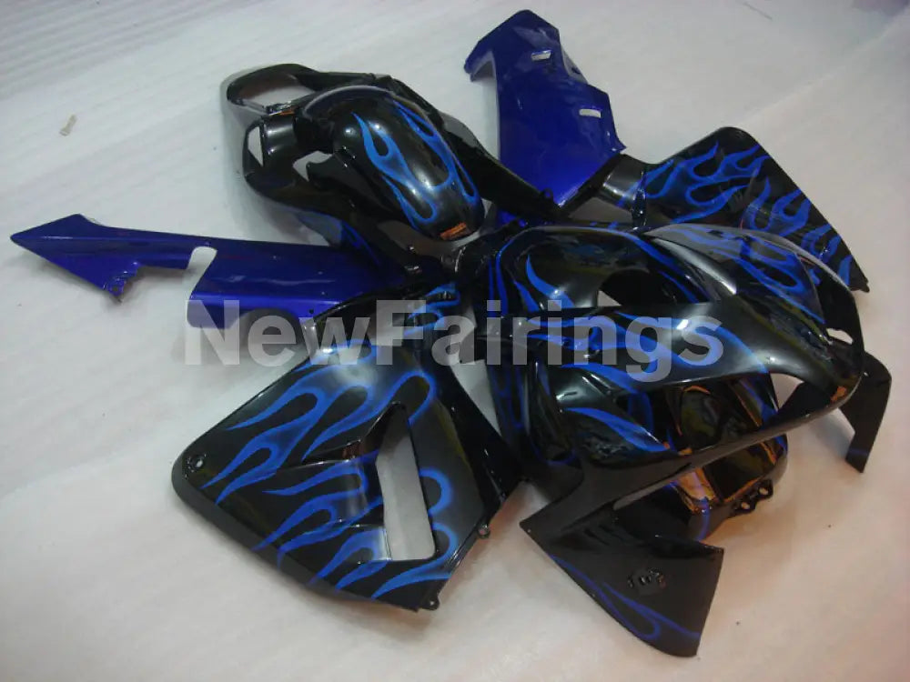 Black and Blue Flame - CBR600RR 03-04 Fairing Kit - Vehicles