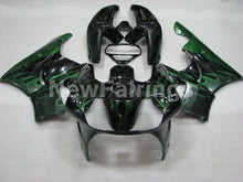 Load image into Gallery viewer, Black and Green Flame - CBR 919 RR 98-99 Fairing Kit -
