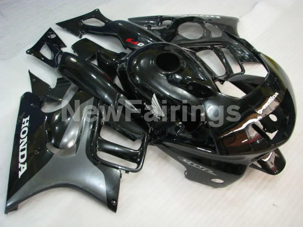 Black and Grey Factory Style - CBR600 F3 97-98 Fairing Kit -