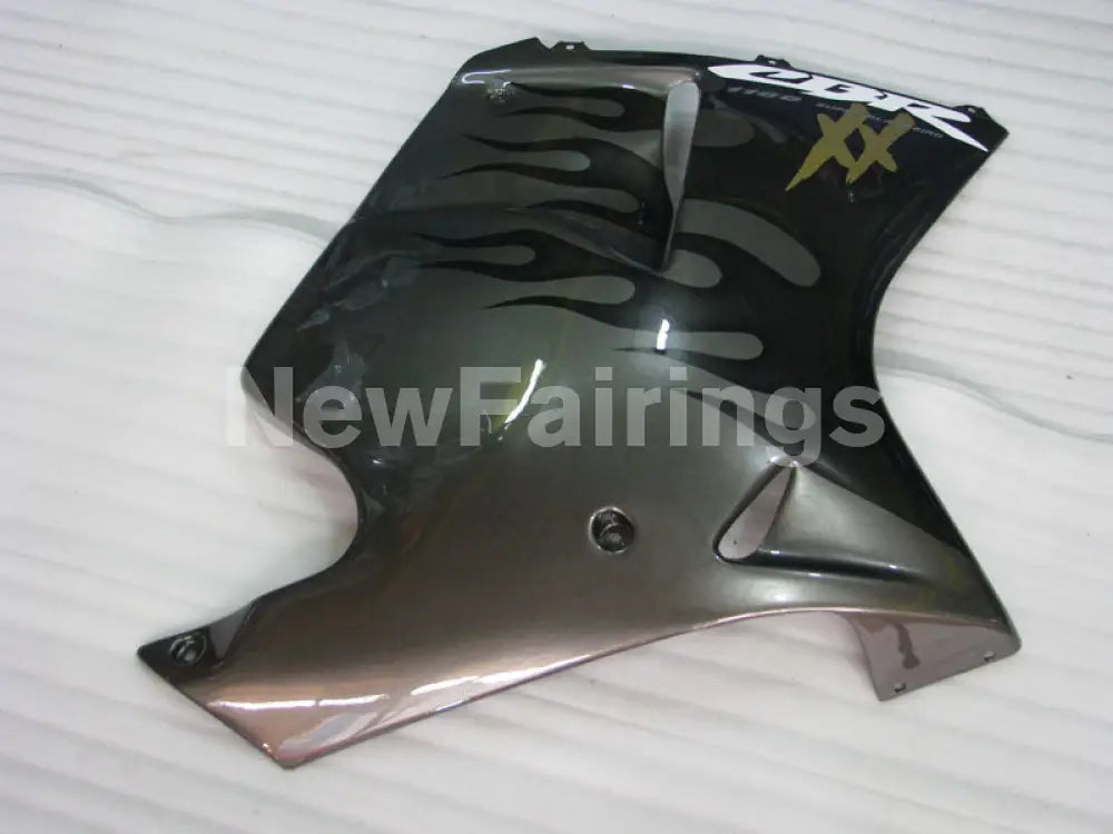 Black and Grey Flame - CBR 1100 XX 96-07 Fairing Kit -