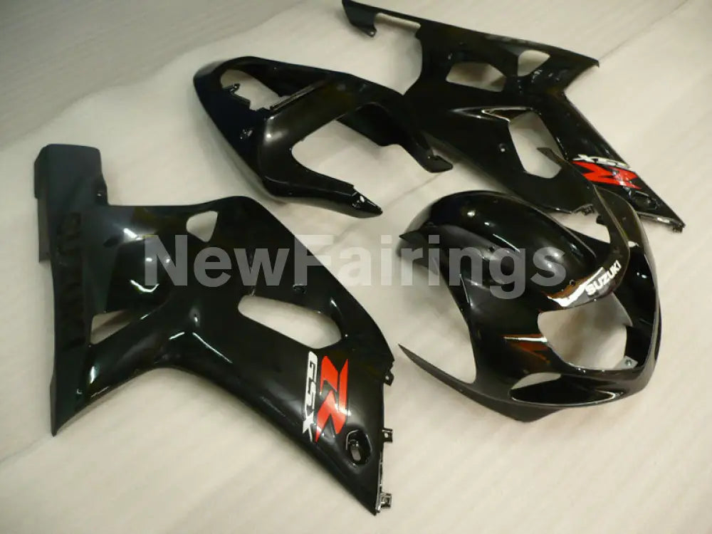 Black and Matte Factory Style - GSX-R750 00-03 Fairing Kit