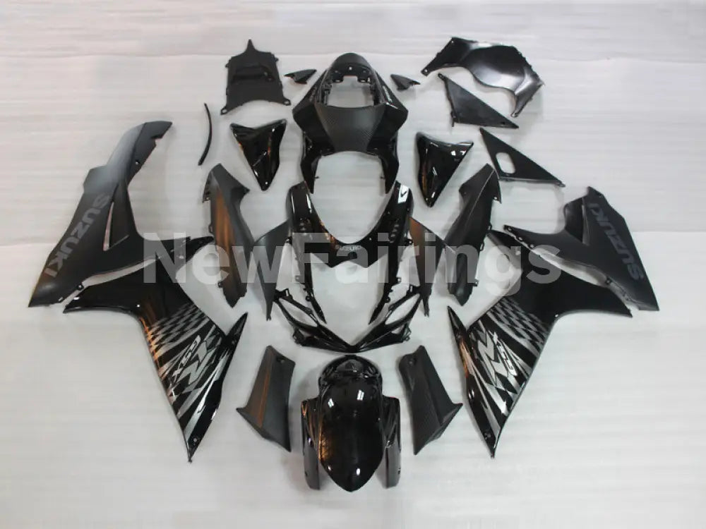 Black and Matte Factory Style - GSX-R750 11-24 Fairing Kit