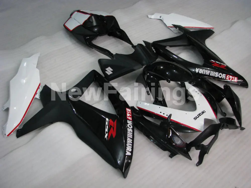 Black and Matte White Factory Style - GSX-R750 08-10