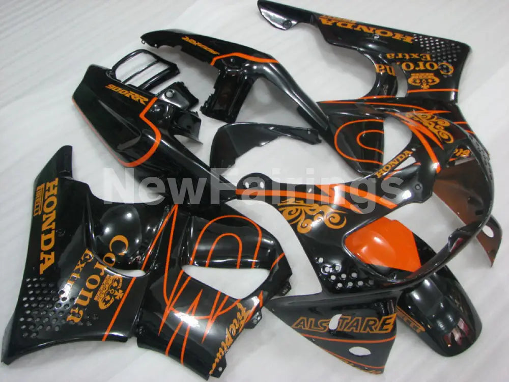 Black and Orange Corona - CBR 900 RR 94-95 Fairing Kit -