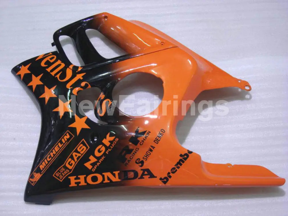 Black and Orange SevenStars - CBR600 F3 95-96 Fairing Kit -