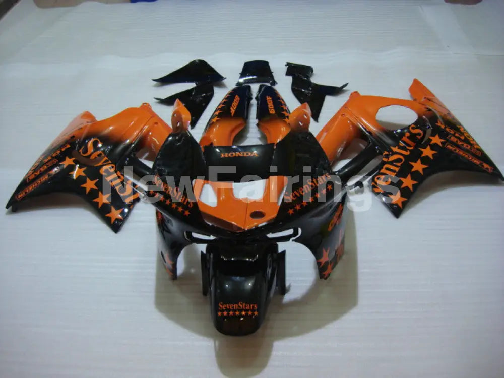 Black and Orange SevenStars - CBR600 F3 95-96 Fairing Kit -