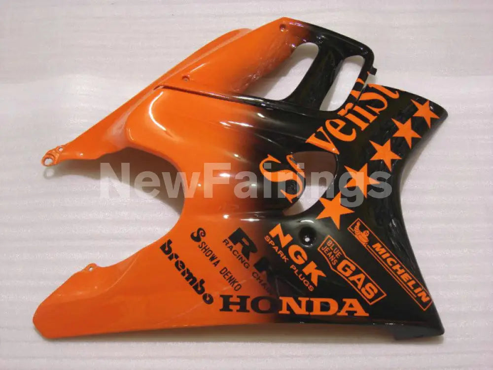 Black and Orange SevenStars - CBR600 F3 97-98 Fairing Kit -