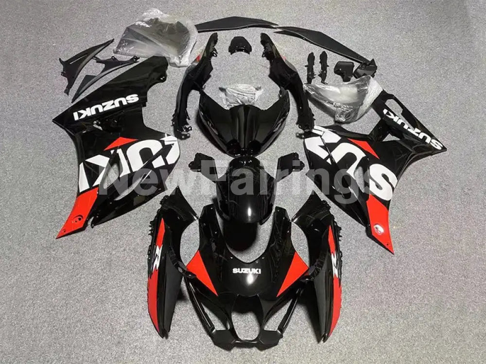 Black and Red Factory Style - GSX - R1000 17 - 24 Fairing