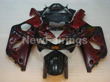Load image into Gallery viewer, Black and Red Flame - GSX - R1000 00 - 02 Fairing Kit