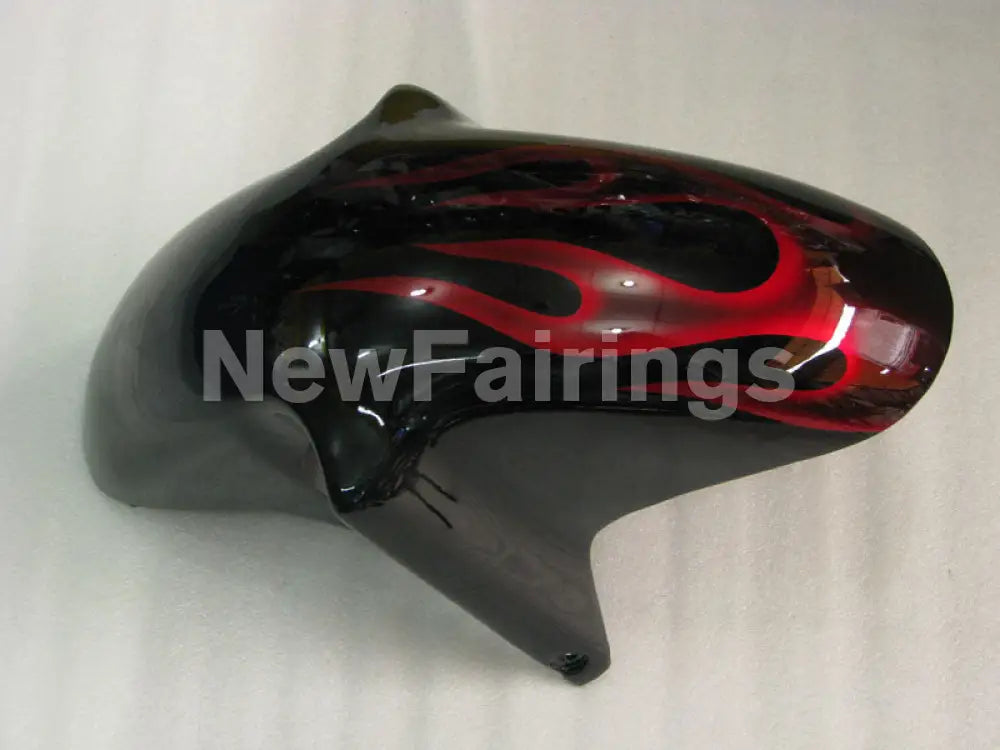 Black and Red Flame - GSX-R600 96-00 Fairing Kit - Vehicles