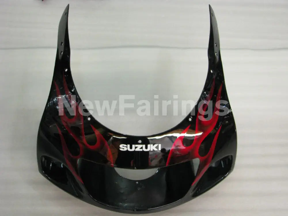 Black and Red Flame - GSX-R750 96-99 Fairing Kit - Vehicles