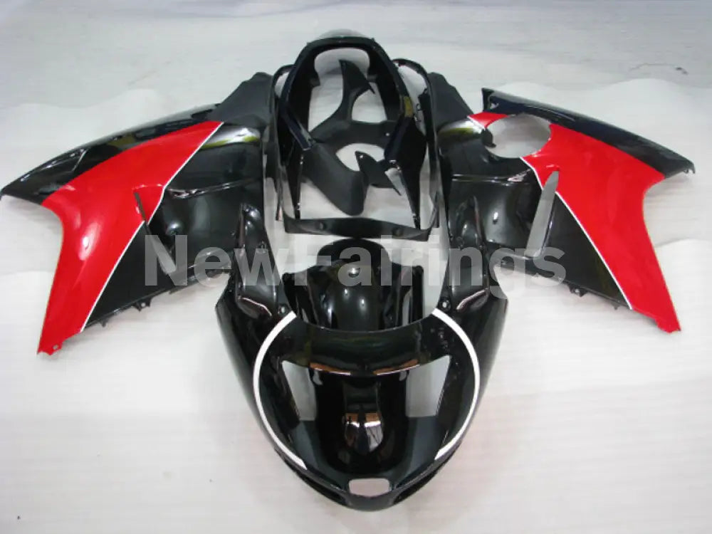 Black and Red No decals - CBR 1100 XX 96-07 Fairing Kit -