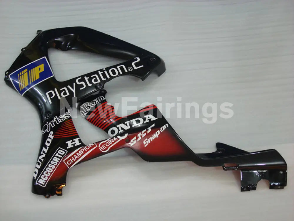 Black and Red Play Station - CBR 929 RR 00-01 Fairing Kit -