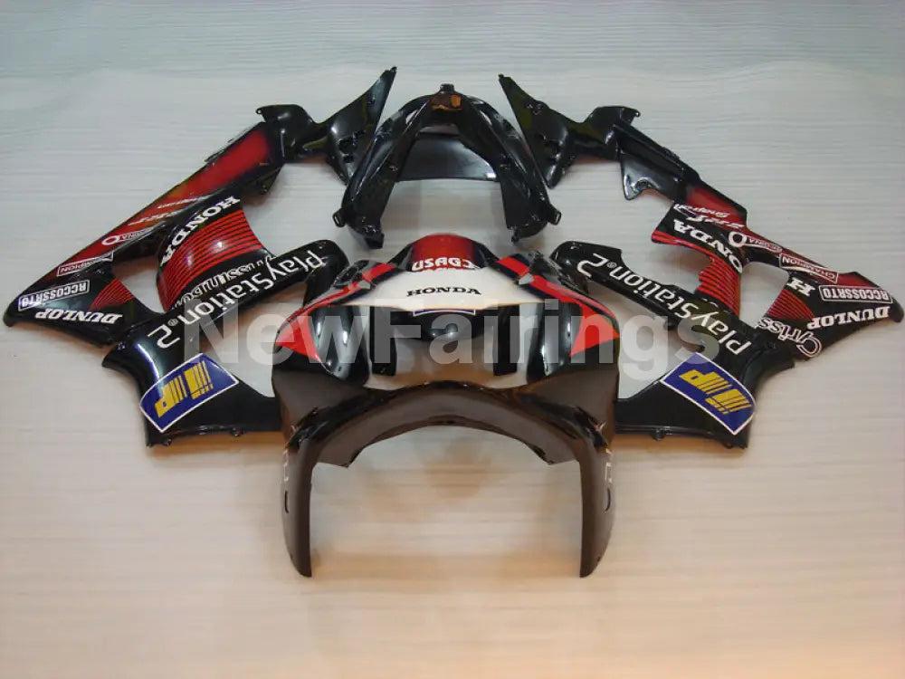 Black and Red Play Station - CBR 929 RR 00-01 Fairing Kit -