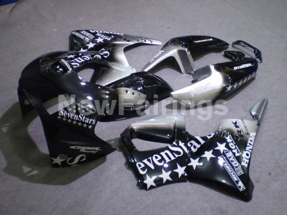 Black and Silver SevenStars - CBR 919 RR 98-99 Fairing Kit -