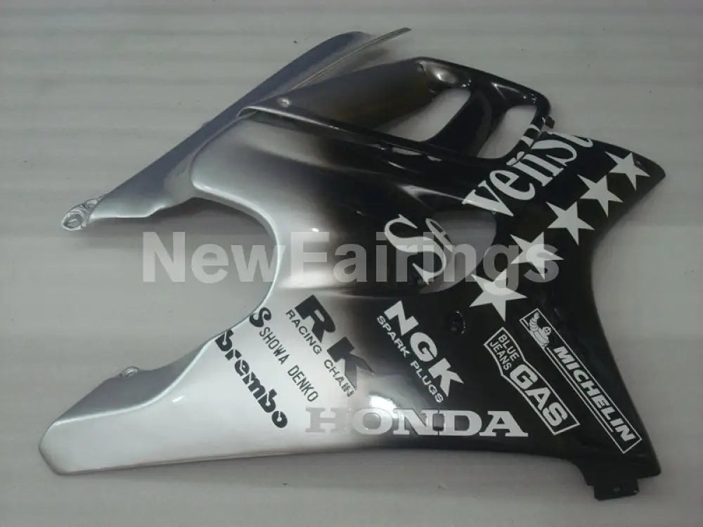 Black and Silver SevenStars - CBR600 F3 97-98 Fairing Kit -