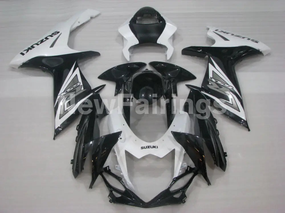 Black and White Factory Style - GSX-R600 11-24 Fairing Kit