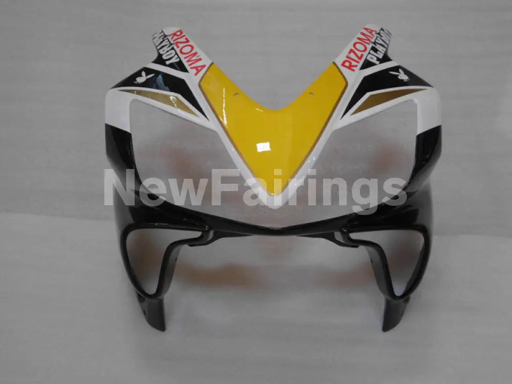 Black and White Yellow PlayBoy - CBR600 F4i 01-03 Fairing