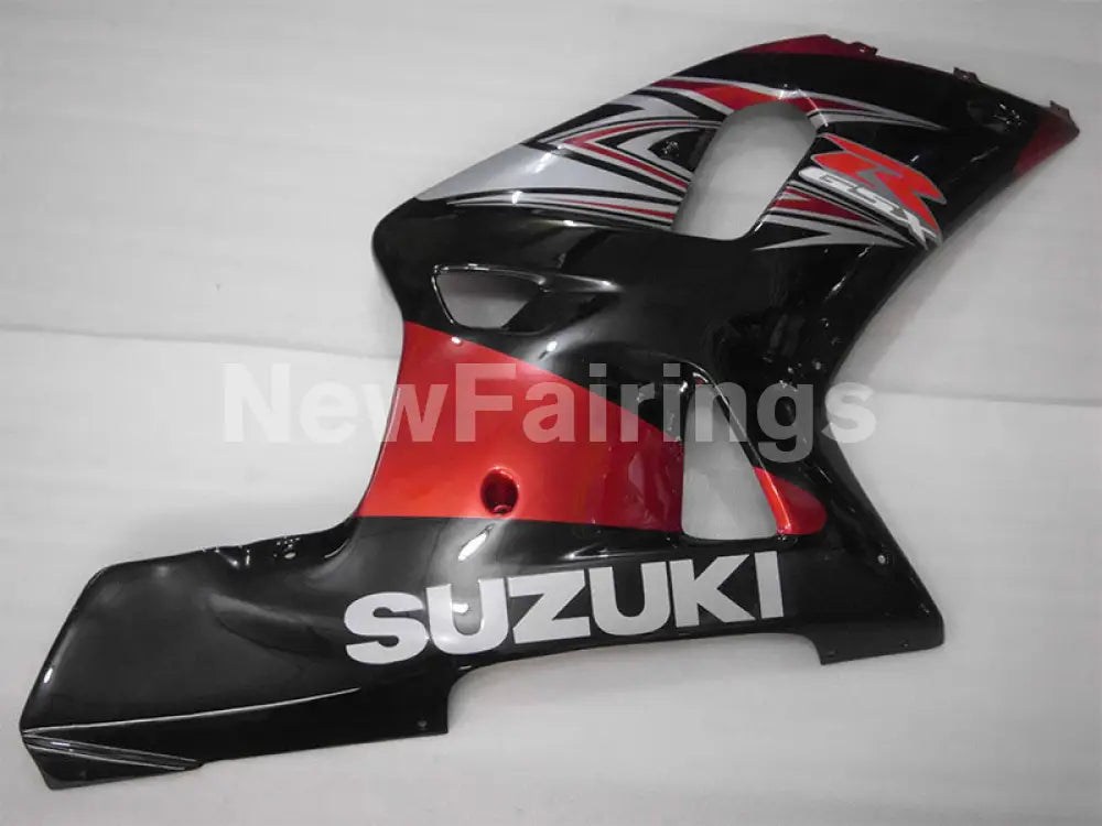 Black and Wine Red Factory Style - GSX-R600 01-03 Fairing