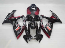 Load image into Gallery viewer, Black and Wine Red Factory Style - GSX-R750 06-07 Fairing