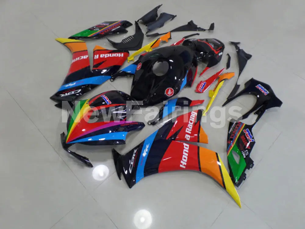 Red and Black Blue Factory Style - CBR1000RR 12-16 Fairing