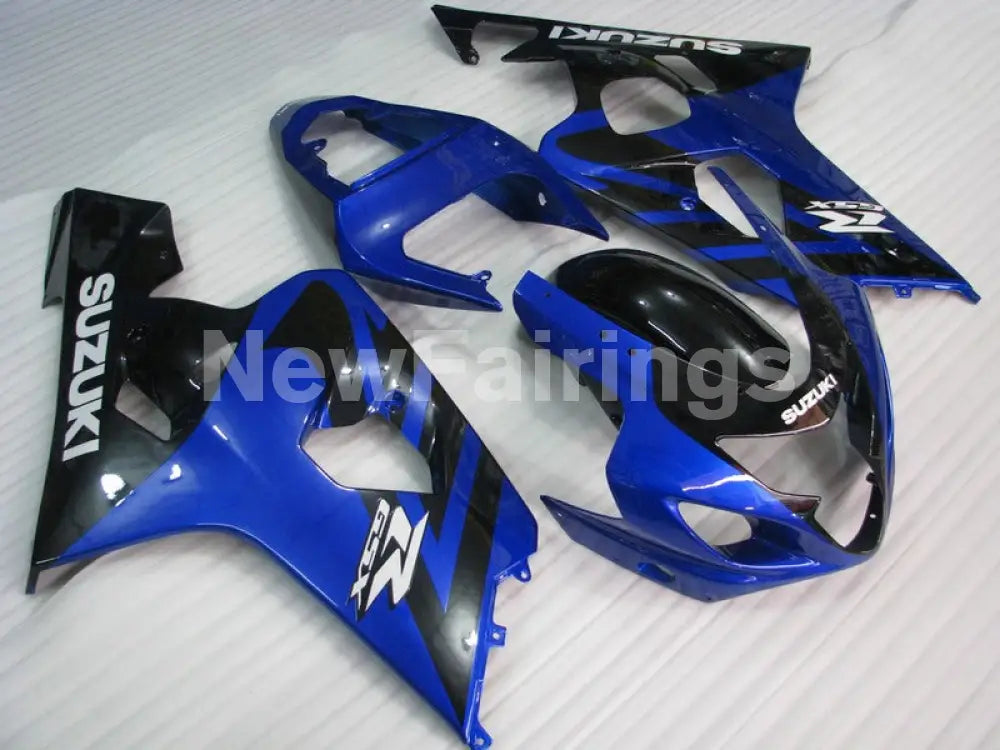Black Blue Factory Style - GSX-R600 04-05 Fairing Kit -