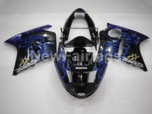 Load image into Gallery viewer, Black and Blue Flame - CBR 1100 XX 96-07 Fairing Kit -