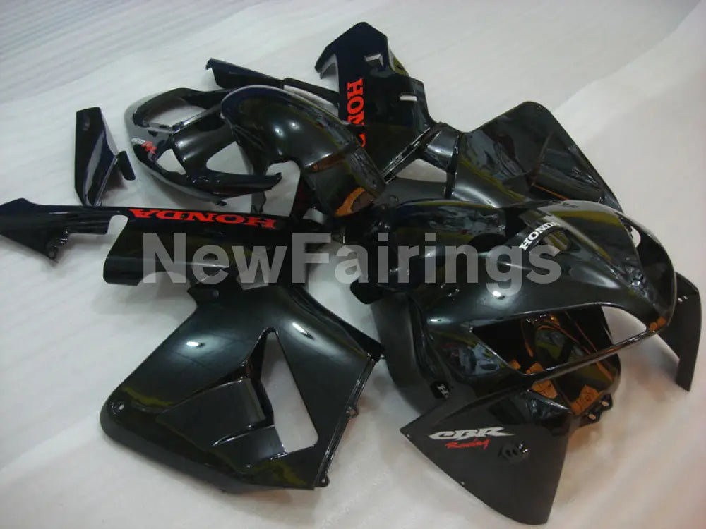 Black with Red Decals Factory Style - CBR600RR 05-06 Fairing