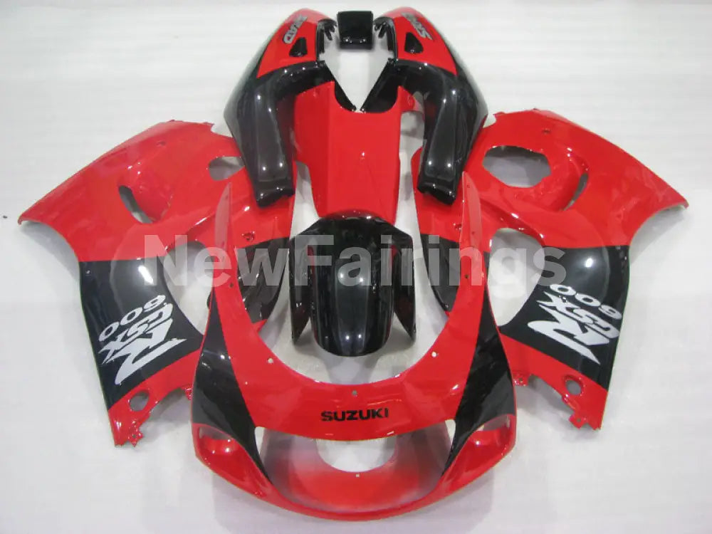 Red and Black Factory Style - GSX-R600 96-00 Fairing Kit -