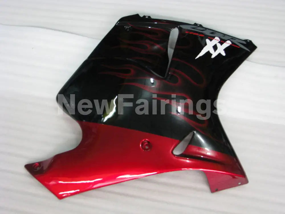 Black Red Flame - CBR 1100 XX 96-07 Fairing Kit - Vehicles &