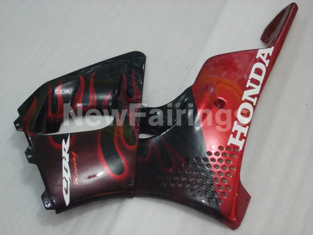 Black and Red Flame - CBR 900 RR 92-93 Fairing Kit -