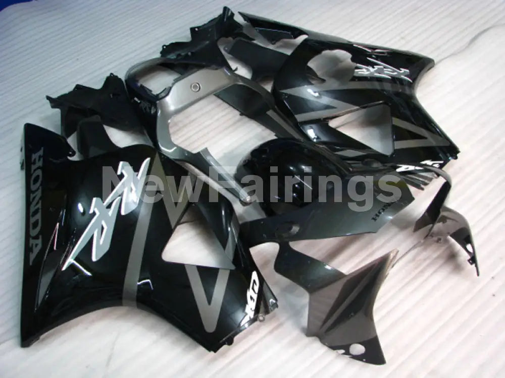 Black and Grey Factory Style - CBR 954 RR 02-03 Fairing Kit