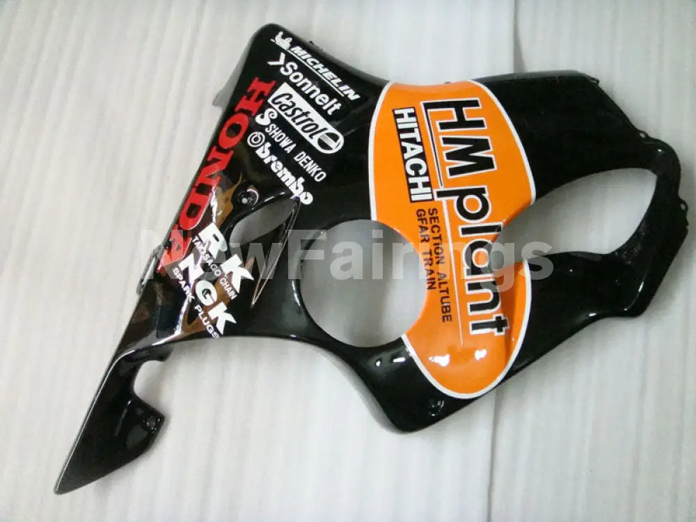 Black and Orange HM plant - CBR600 F4i 01-03 Fairing Kit -
