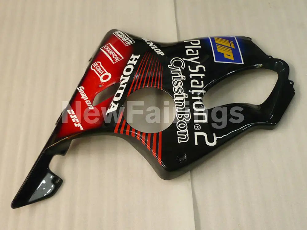 Black and Red Play Station - CBR600 F4 99-00 Fairing Kit -