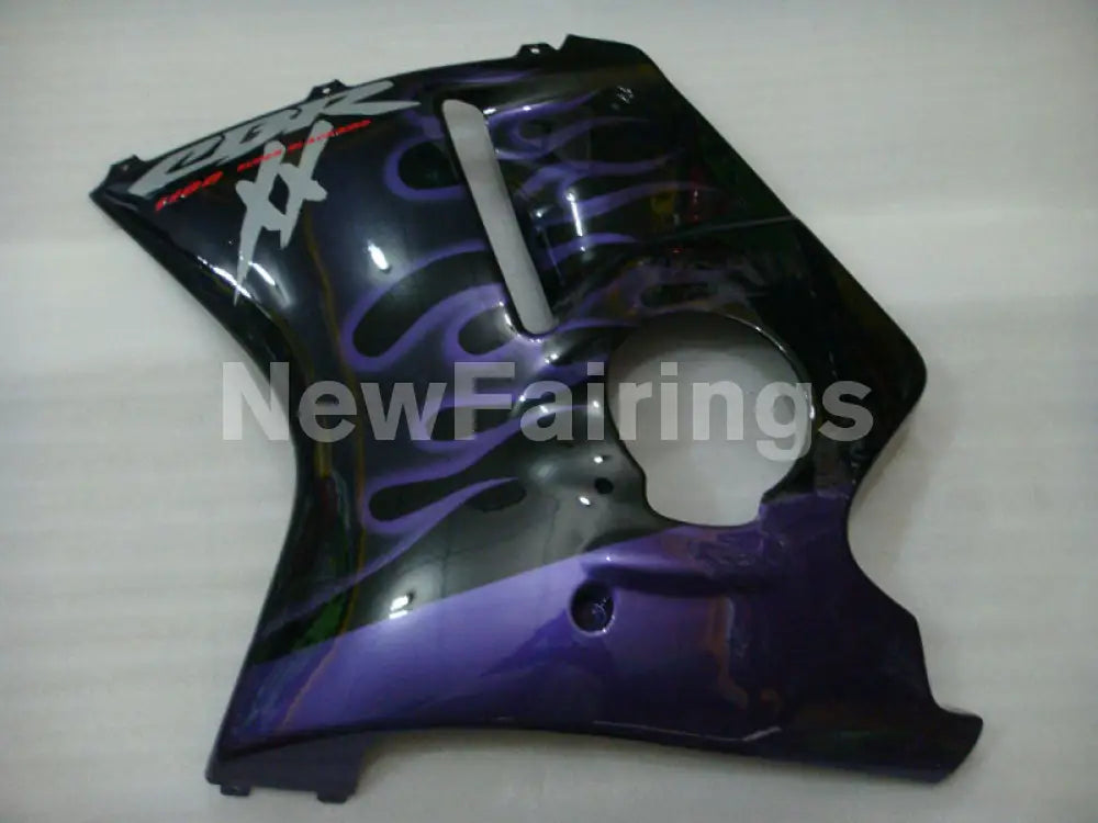 Black and Purple Flame - CBR 1100 XX 96-07 Fairing Kit -