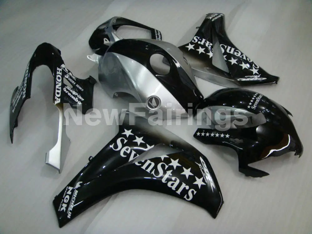 Black and Silver SevenStars - CBR1000RR 08-11 Fairing Kit -