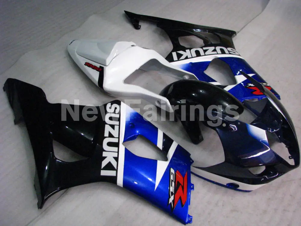 Black White and Blue Factory Style - GSX - R1000 03 - 04