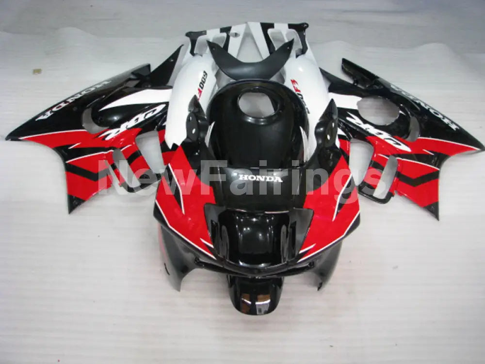 Red and Black White Factory Style - CBR600 F3 95-96 Fairing