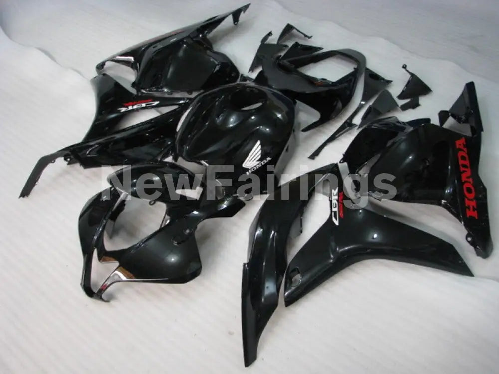 Black with red decals Factory Style - CBR600RR 07-08 Fairing