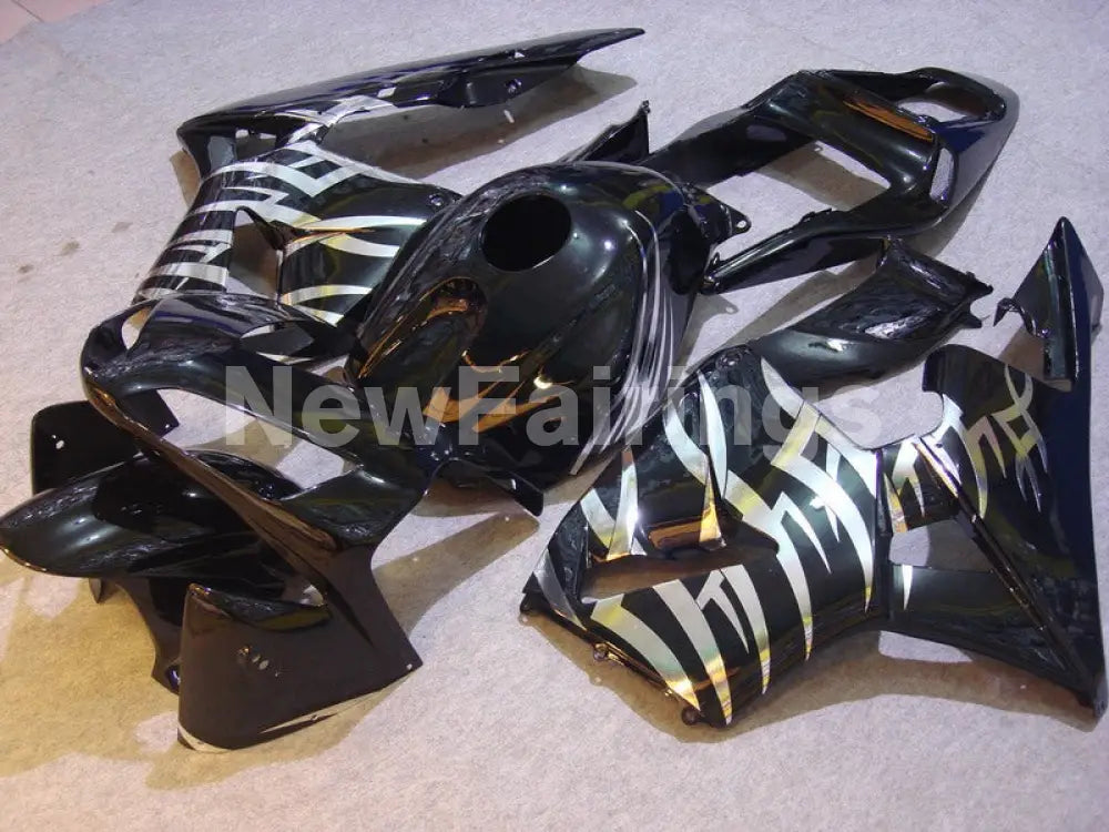 Black with Silver Decal Factory Style - CBR600RR 05-06