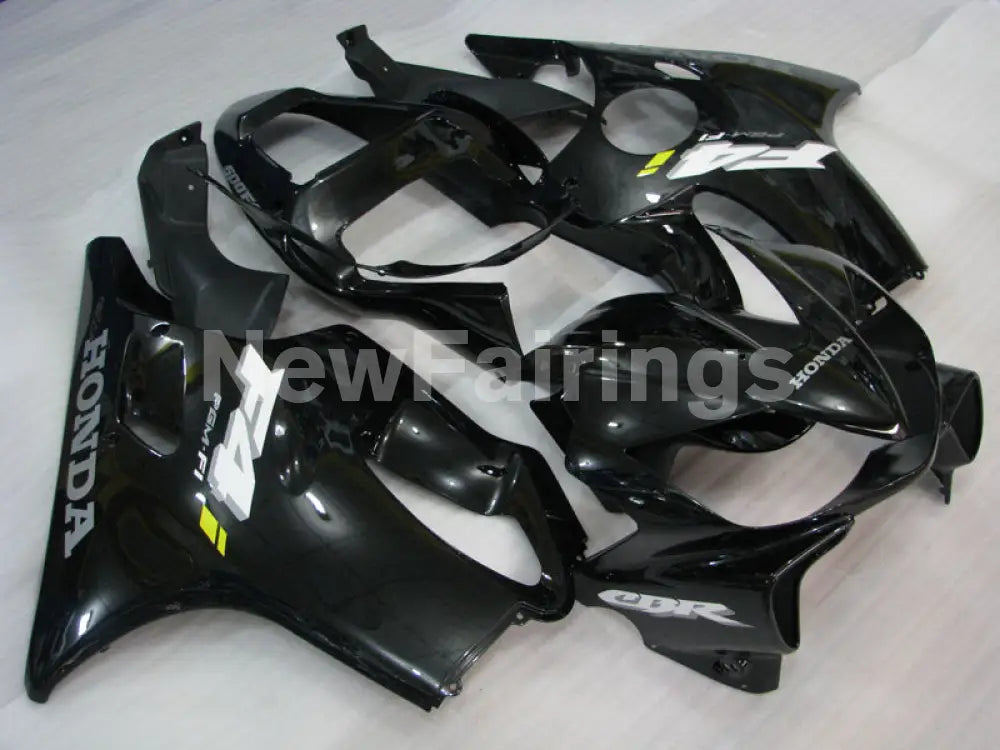 Black with White Decals Factory Style - CBR600 F4i 01-03