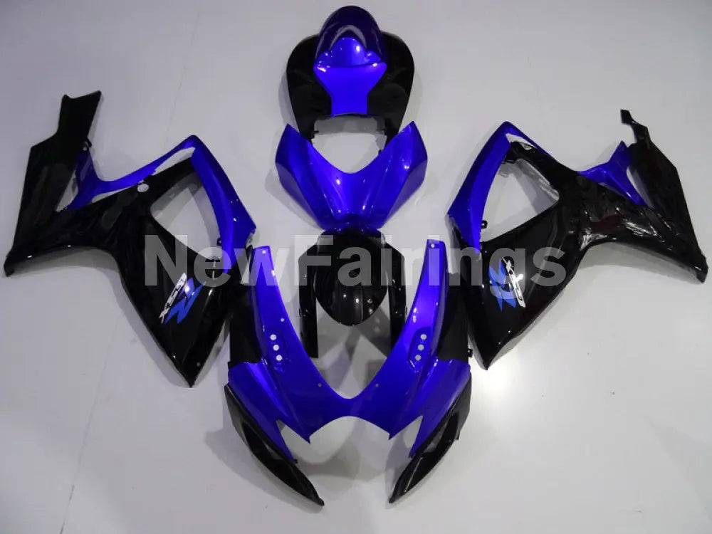 Blue and Gloss Black Factory Style - GSX-R750 06-07 Fairing