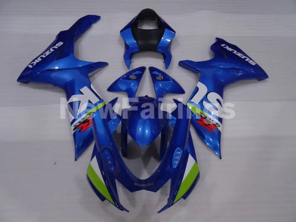 Blue and Green Factory Style - GSX-R600 11-24 Fairing Kit