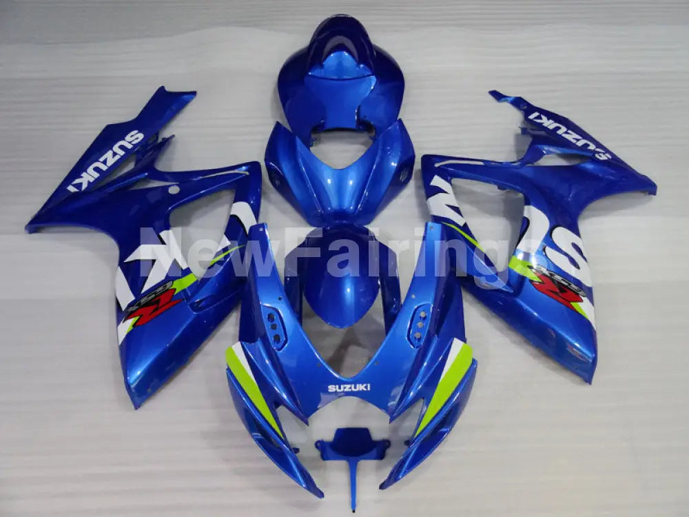Blue and Green Factory Style - GSX-R750 06-07 Fairing Kit