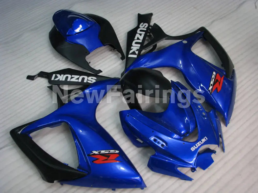 Blue and Matte Black Factory Style - GSX-R600 06-07 Fairing