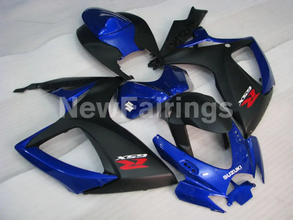 Blue and Matte Black Factory Style - GSX-R750 06-07 Fairing