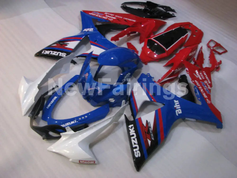 Blue and Red White Factory Style - GSX - R1000 09 - 16