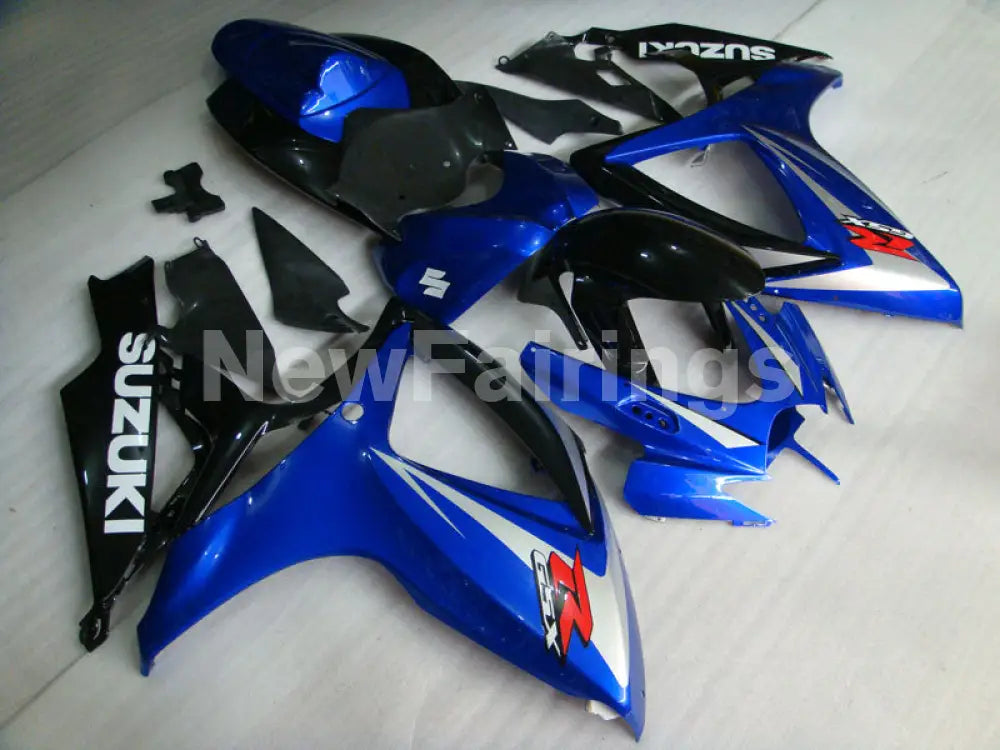 Blue and Silver Black Factory Style - GSX-R600 06-07