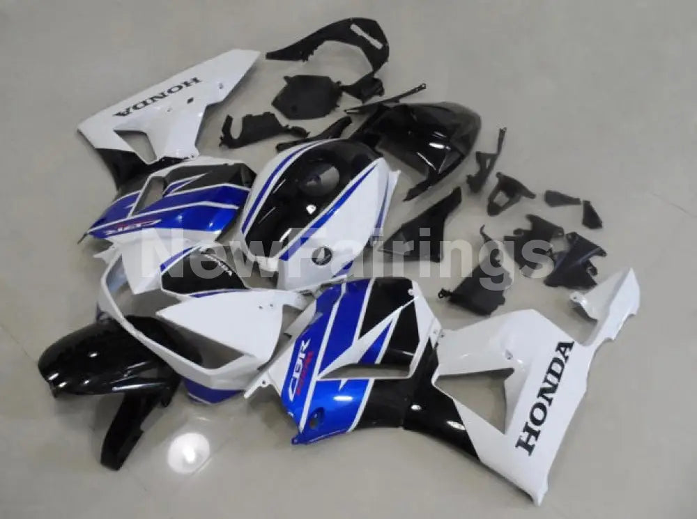 Blue and White Black Factory Style - CBR600RR 13-23 Fairing